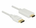 DeLock DisplayPort - HDMI Kabel, 3m, passiv