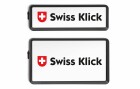 Swiss Klick Kennzeichenhalterset Hochformat Schwarz, Material