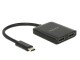 DeLock Multiadapter USB-C - 2x HDMI out