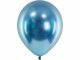 Partydeco Luftballon Uni Glossy 10 Stück, Blau, Ø 30