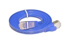 SLIM Slimpatchkabel RJ-45 - RJ-45, Cat 6, STP, 0.15