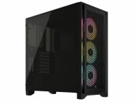 Corsair iCUE 4000D RGB Airflow Tempered Glass Mid-Tower, Black