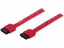 Manhattan SATA2-Kabel rot, 50 cm, Datenanschluss Seite A: SATA