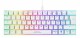 DELTACO   TKL Gaming Keyboard mech RGB - GAM075WCH red switch, CH-Layout, white