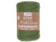 Glorex Wolle Makramee Cotton 2 mm, 250g, Olivgrün