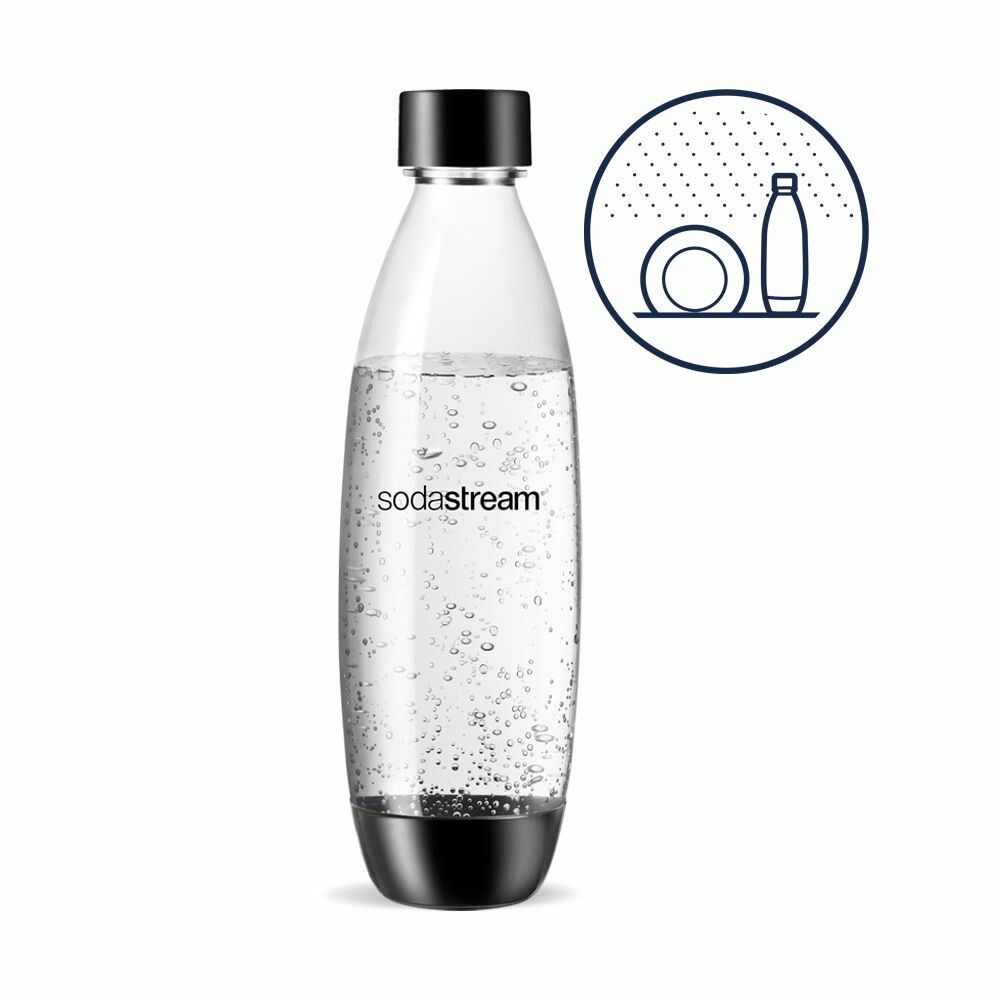 Sodastream : Bouteilles > Bouteilles en plastique d'1L > 1x 1L Bouteille  Fuse Noire