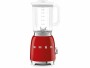 SMEG Standmixer 50's Style BLF03RDEU Rot, Motorleistung: 800 W