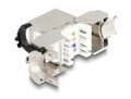 DeLock Keystone-Modul RJ45 zu LSA Cat.6A STP, Modultyp: Keystone