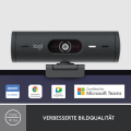 Logitech Webcam Brio 500 Graphite, Eingebautes Mikrofon: Ja