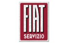 Nostalgic Art Haftmagnet Fiat Servizio 1 Stück, Rot/Weiss, Detailfarbe