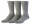Bild 0 STANCE Socken Icon Heather Grey 3er-Pack, Grundfarbe: Grau