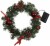 Bild 0 Star Trading LED Weihnachtskranz 30 cm Rot Decorage, 10 LED, Batt 2xAA