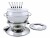 Bild 0 Swissmar Fondue-Set All-in-One Züri 11 Teile, Silber, Anzahl