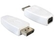 DeLock Adapter Displayport - Mini-Displayport Weiss, Kabeltyp