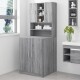 vidaXL , Farbe: Grau Sonoma, Material: Holzwerkstoff