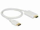 DeLock DisplayPort - HDMI Kabel, 1m, passiv