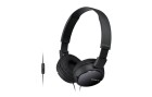 Sony On-Ear-Kopfhörer MDR-ZX110AP Schwarz, Detailfarbe