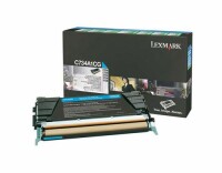 Lexmark Toner C734A1CG Cyan, Druckleistung Seiten: 6000 ×