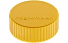 Magnetoplan Haftmagnet Discofix Magnum Ø 3.4 cm Gelb, 10