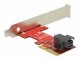 DeLock Host Bus Adapter Controller PCI-ex4 - U.2 Bracket