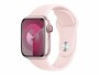 Apple Sport Band 41 mm Hellrosa S/M, Farbe: Pink