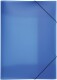 PAGNA     Gummizugmappe               A3 - 21638-07  blau PP 3 Einschlagklappen