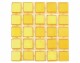 Glorex Selbstklebendes Mosaik Poly-Mosaic 5 mm Gelb, Breite: 5