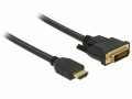 DeLock Kabel HDMI - DVI, 0.5m, bidirektional