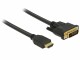 Image 0 DeLock Kabel HDMI - DVI, 0.5m, bidirektional