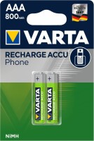 VARTA     VARTA Batterie Akku Phone 58398101402 T398, AAA/HR03, 2