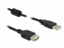 DeLock USB 2.0-Verlängerungskabel USB A - USB A 0.5