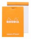 RHODIA    Dot Pad orange        85x120mm - 12558C    Raster                80 Blatt