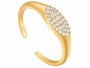 Ania Haie Fingerring Glam Adjustable Signet 925 Sterling Silber