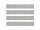 Bergo Bodenfliesen Abschlussrampe zu Unique Grau, 4 Stück, Typ: Zubehör