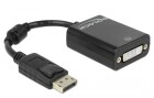 DeLock Adapter Displayport ? DVI-D Schwarz, Kabeltyp: Adapter