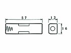 Velleman Batteriehalter BH311D, 1x AA 1 Stück, Set: Nein
