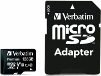 Verbatim Micro SDXC Card 128GB 44085 with Adapter Class