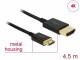 DeLock Kabel 4K 60Hz HDMI - Mini-HDMI (HDMI-C), 4.5