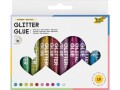 Folia folia Glitzerkleber "Glitterglue", 9,5 ml, farbig