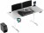 Image 7 Ultradesk Gaming Tisch Level V2 Weiss, Beleuchtung: Nein