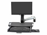 ERGOTRON SV SIT-STAND COMBO ARM WITH PAN