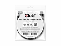 Club3D Club 3D USB-Kabel CAC-1408, Kabeltyp: Daten- und Ladekabel