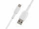Image 4 BELKIN MICRO-USB/USB-A CABLE PVC 1M WHITE