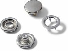 Prym Druckknöpfe Jersey Kappe Silber, 10 mm, 20 Stück