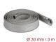 DeLock Kabelschlauch 3 m x 30 mm Grau, Detailfarbe