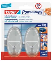 TESA Powerstrips Haken L 580500001 chrom, Kein Rückgaberecht