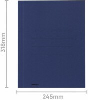 BIELLA Aktensammler Recycolor 17243005U 3 Klappen, blau