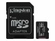 Kingston 64GB MICROSDXC CANVAS SELECT 2P 2PC 100R A1 C10