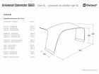 Outwell Zeltverbinder Universal Connector XL, Material: Polyester