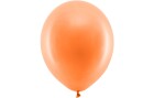 Partydeco Luftballon Uni Rainbow Pastel 10 Stück, Orange,